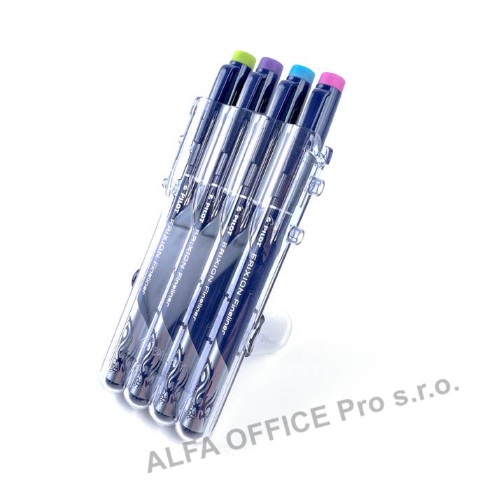 Liner Pilot FriXion Fineliner - sada 4 ks / pastelové barvy