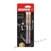 Kuličkové pero Kores K11 METALIC - sada 2 ks