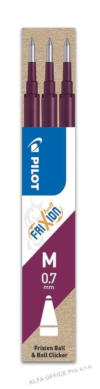 Náplň Pilot FriXion 0,7 - vínová / 3 ks