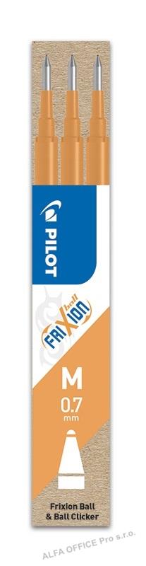 Náplň Pilot FriXion 0,7 - oranžová / 3 ks