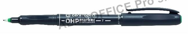 Popisovač Centropen Permanent OHP 2636 / zelená