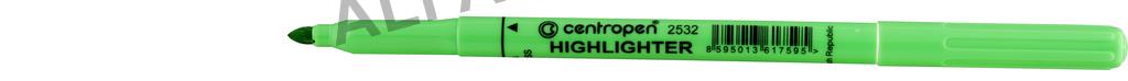 Zvýrazňovač Centropen 2532 / zelená