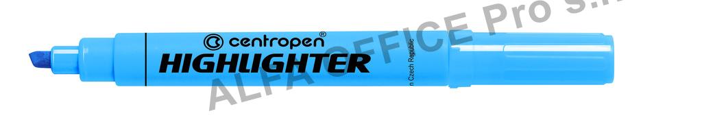 Zvýrazňovač Centropen HIGHLIGHTER 8552 / modrá