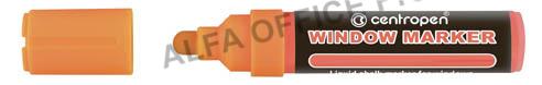 Značkovač Centropen 9121 window - oranžová fluo