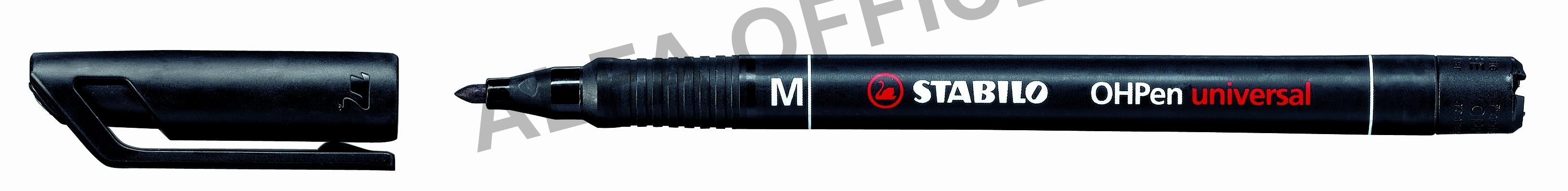 Popisovač STABILO® OHPen universal - černá / M