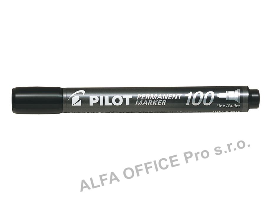 Popisovač Pilot 100 permanent - černá