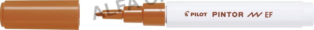 Popisovač Pilot Pintor EF / hnědá