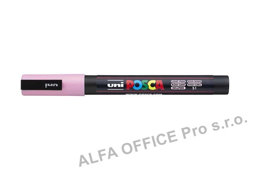 Posca popisovač / 0,9–1,3 mm - sv. růžová