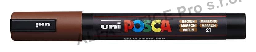 Posca popisovač / 2,5 mm - hnědá