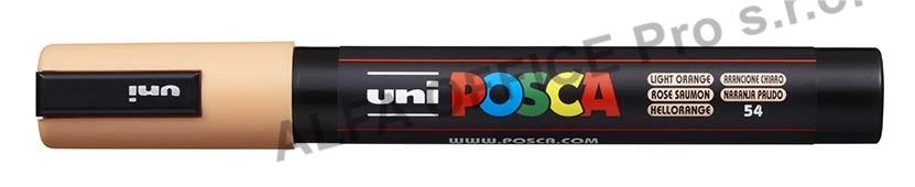 Posca popisovač / 2,5 mm - sv. oranžová