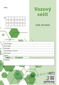 Vozový sešit, sešit A4, 46 listů