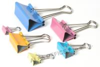 Klipy kovové barevné RON - 19 mm