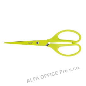 Nůžky Milan kancelářské zelená / 17 cm