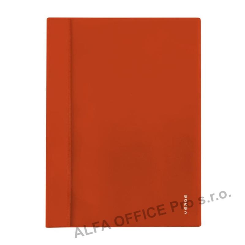 Rychlovazač A4 VERDE s kapsou - cihlová