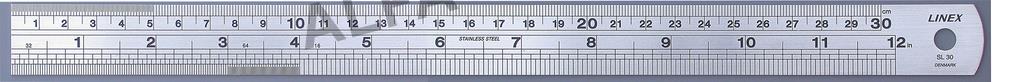 Pravítko LINEX SL30 - ocelové