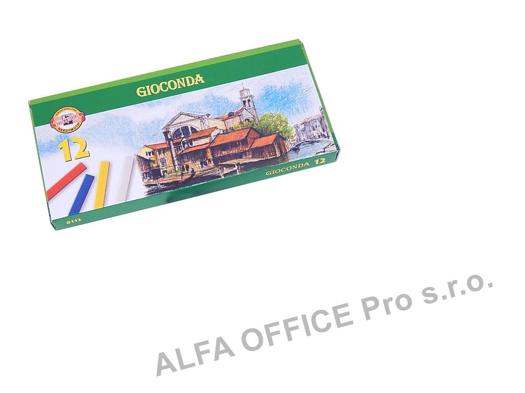 Křídy tvrdé Gioconda - 12 barev