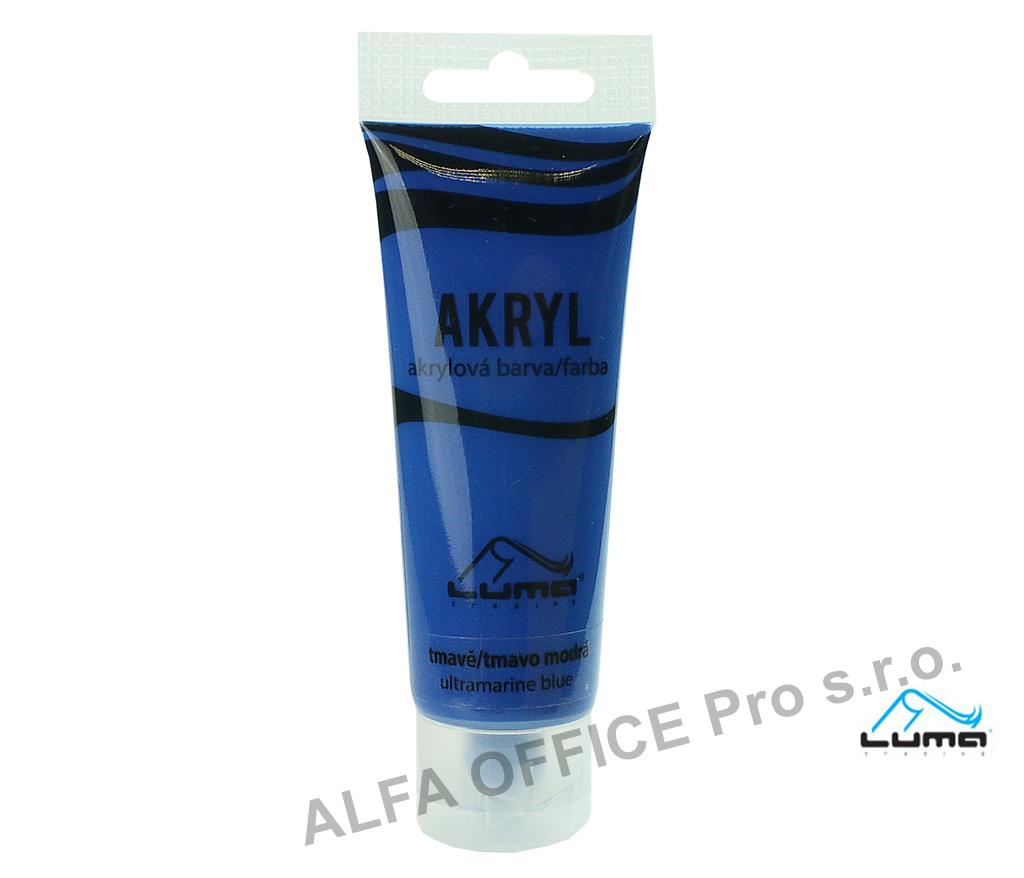 Akrylová barva LUMA - 75 ml / tmavě modrá