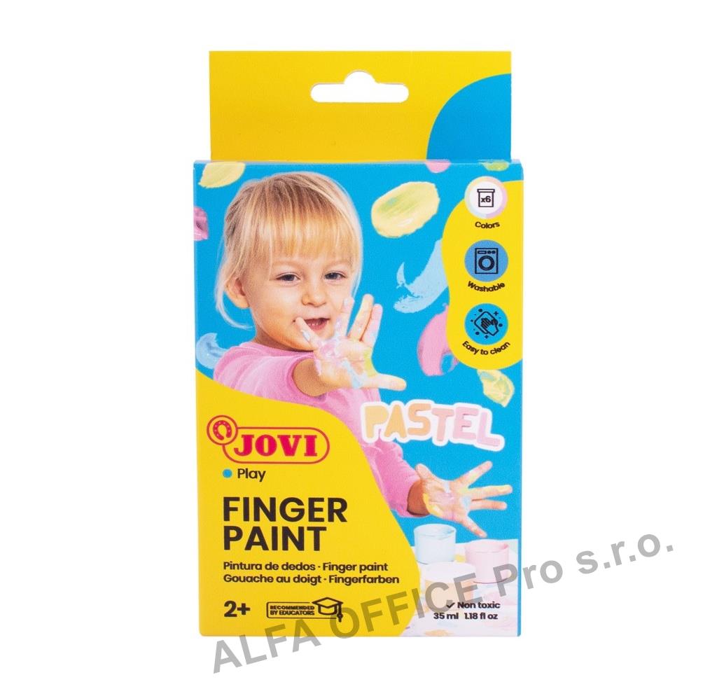 Prstové barvy JOVI - Pastel 6 x 35 ml