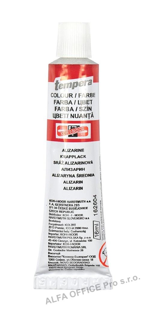 Temperová barva - stáž alizárová / tuba 16 ml