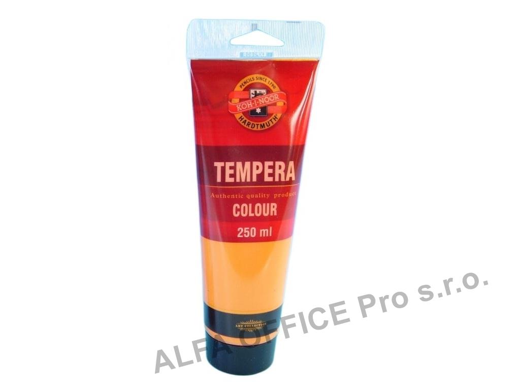 Temperová barva - oranžová / tuba 250 ml