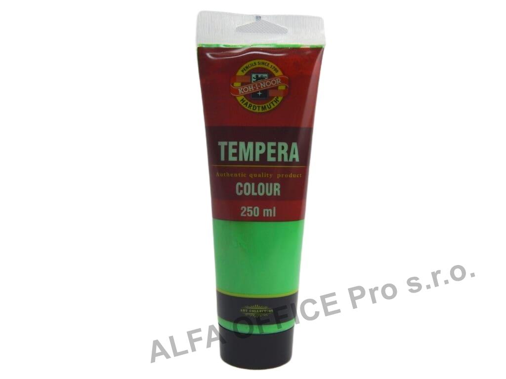 Temperová barva - zeleň světlá / tuba 250 ml