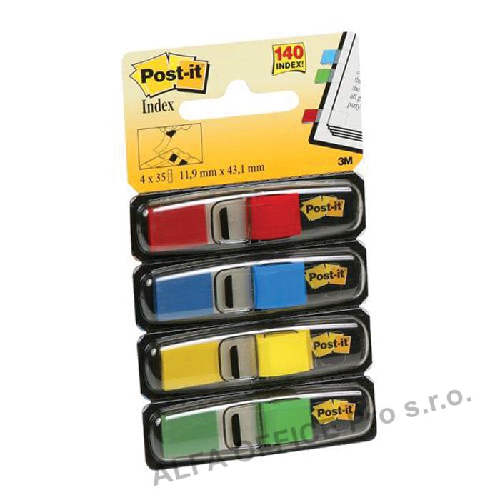 Samolepicí Post-it záložky značkovací - 4 x 35 záložek