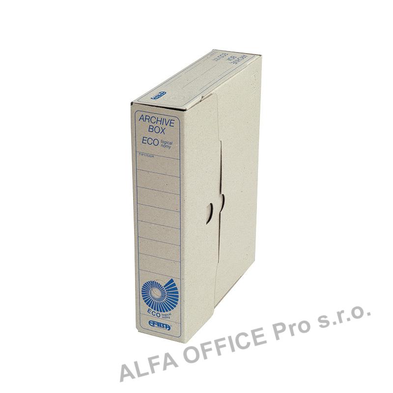 Archivní box Emba Economy /  32,5 x 24 x 7,5 cm / modrá