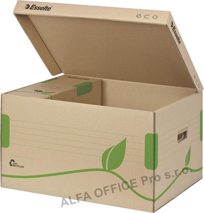 Archivní kontejnery ECO - na pořadače / s víkem / 623918