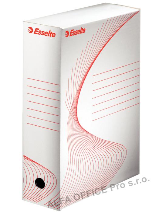 Box archivní A4 - hřbet 8 cm / bílá / 128080