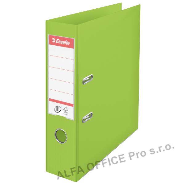 Esselte pákový pořadač A4 celoplastový Vivida 7,5 cm zelená