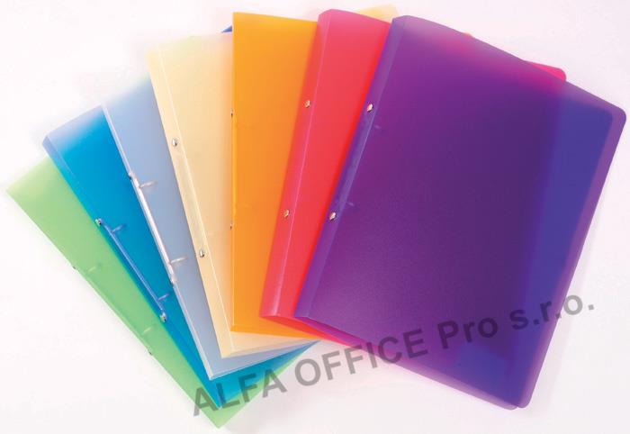 Desky A4 kroužkové Opaline - 2 - kroužek / čirá