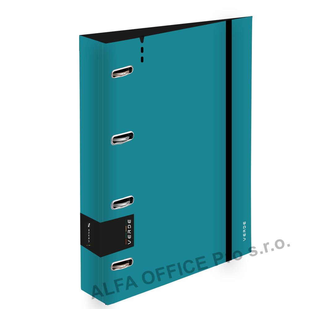 Pořadač A4 kroužkový VERDE - 4 kroužek / milano