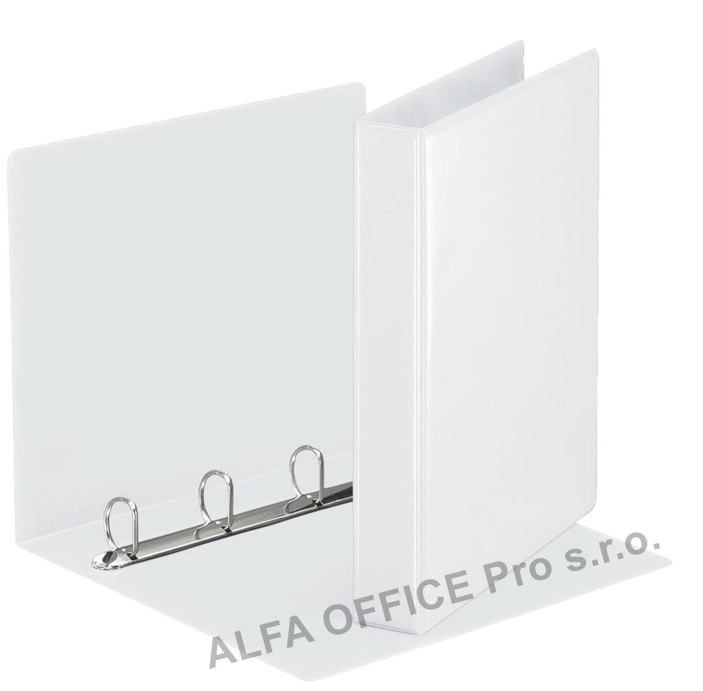 Pořadač Esselte A4 kroužkový prezentační 4 - kroužek 5,1 cm / bílá