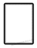 Kapsy magnetické Magneto - A4 / černá / 2 ks