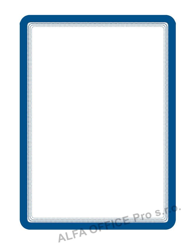 Kapsy samolepicí Magneto - A4 / modrá / 2 ks