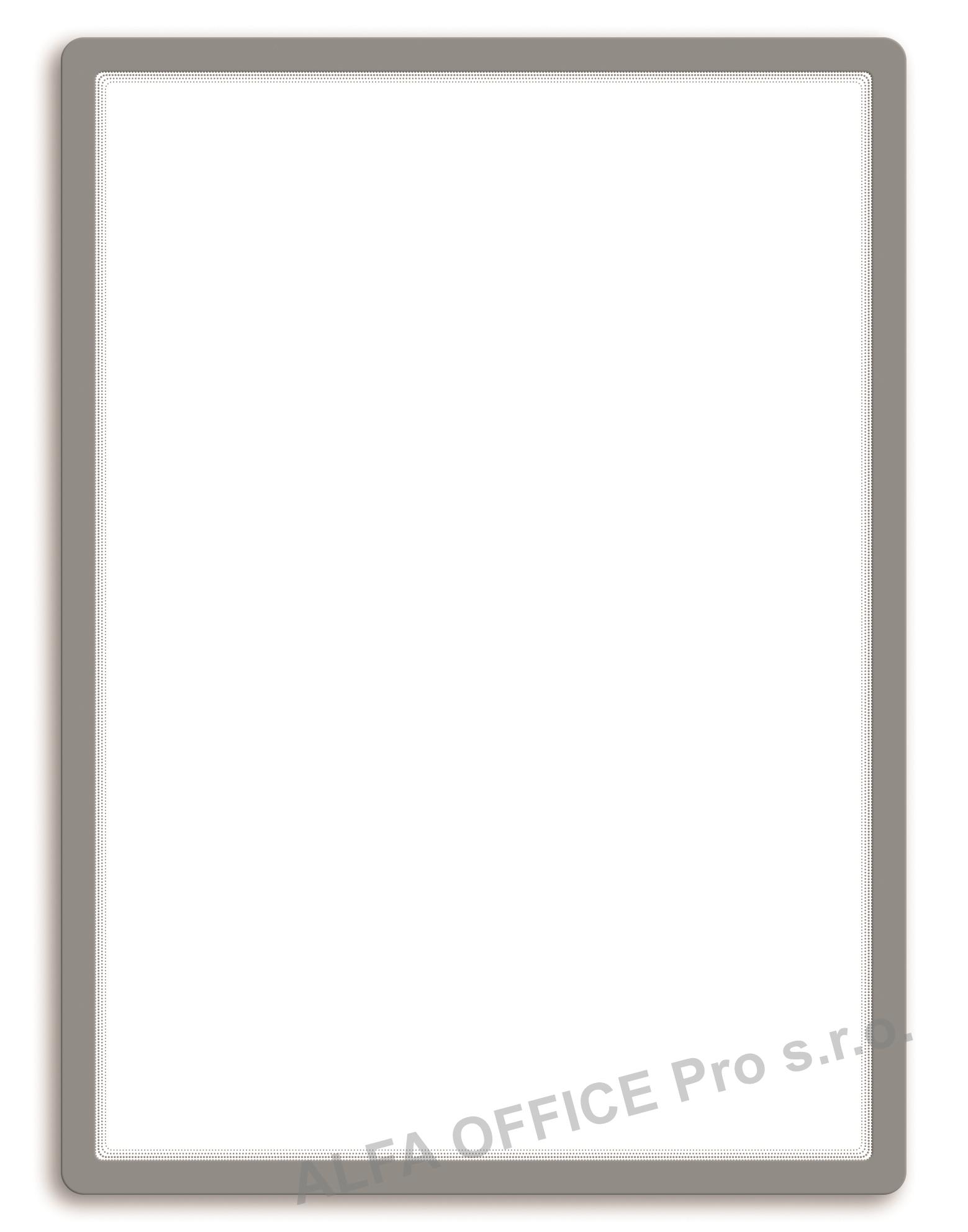 Kapsy samolepicí Magneto - 50 x 70 cm / stříbrná / 1 ks