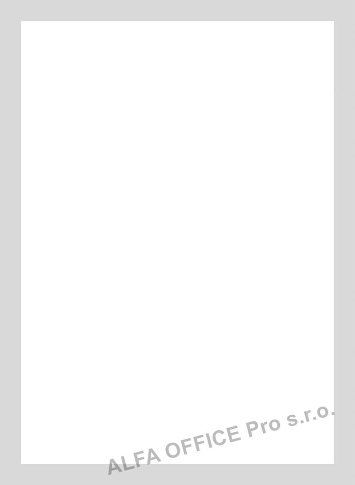 Magnetický informační rámeček LEAN - A4 / 230 x 317 mm / šedá / 10 ks