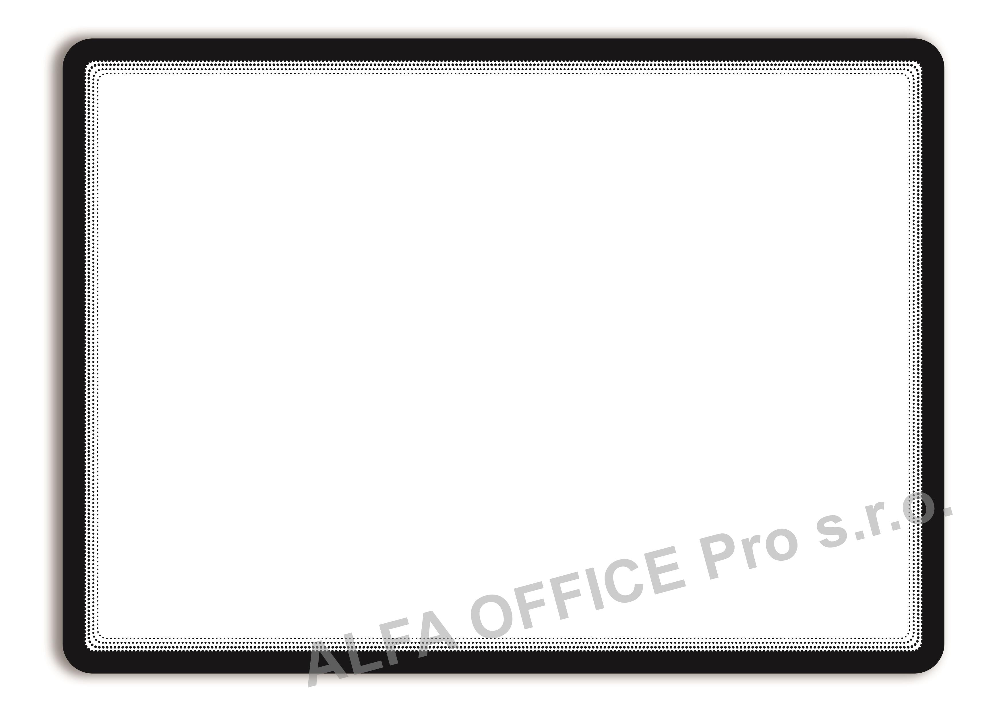 Kapsy samolepicí Magneto - A3 / černá / 2 ks