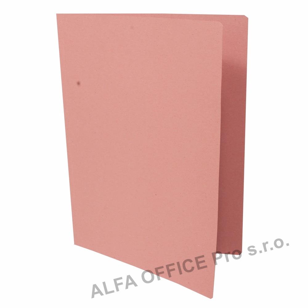 Odkládací mapy 250 EKONOMY -  bez chlopně - růžová