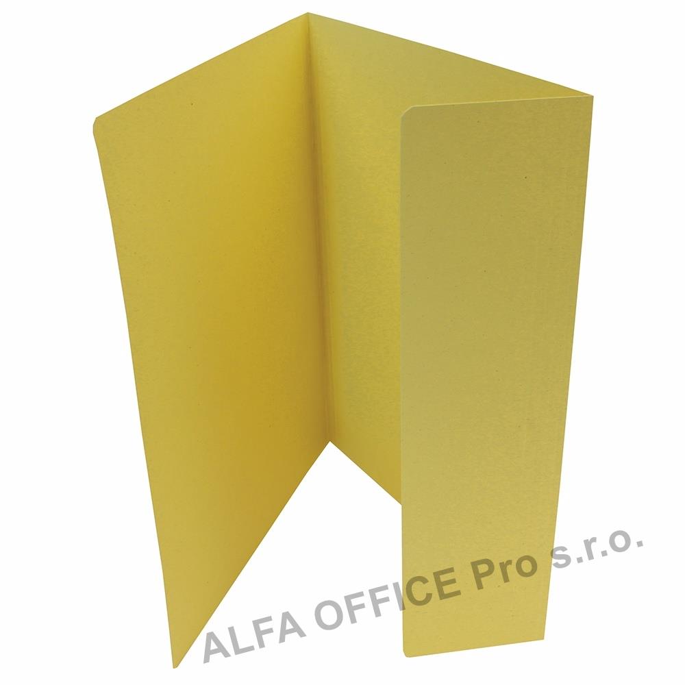 Odkládací mapy 251 Classic - s jednou chlopní - žlutá