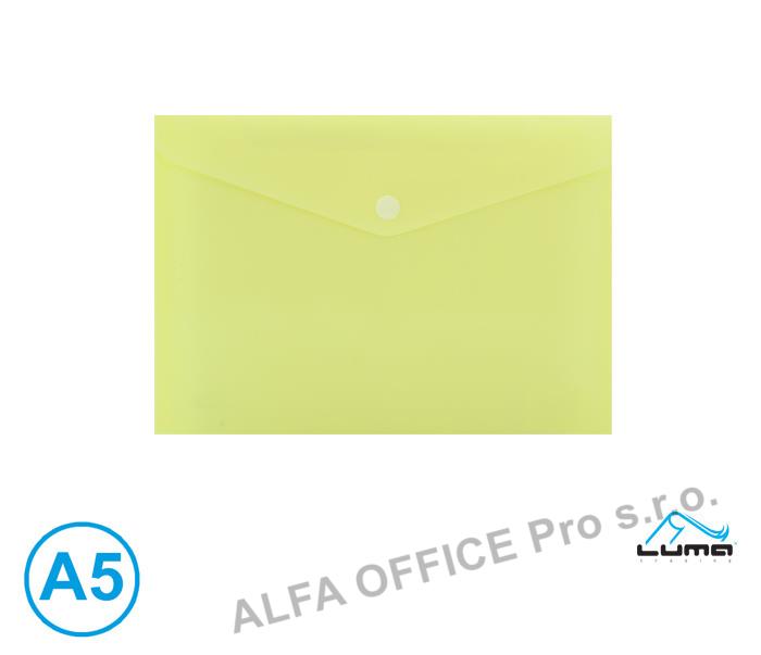 Spisové desky s drukem LUMA - A5 / pastelová žlutá