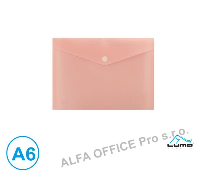 Spisové desky s drukem LUMA - A6 / pastelová oranžová