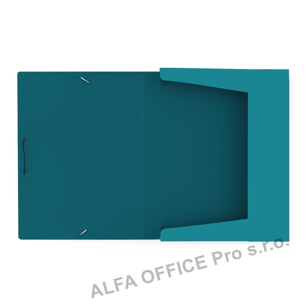 Box na spisy A4 VERDE s gumou - milano