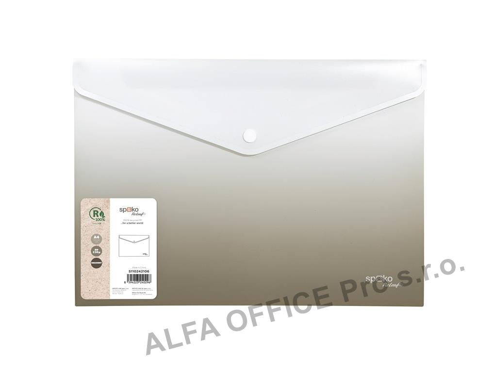 Spisové desky s drukem Gradient - A5 / šedá