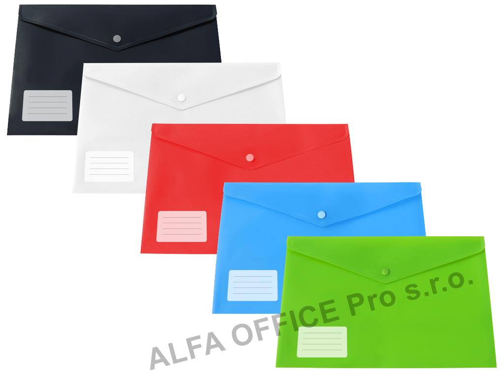 Spisové desky s drukem  - A4 / červená