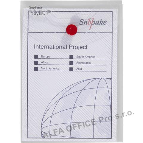 Spisové desky s drukem Snopake Polyfile - A6 / čirá