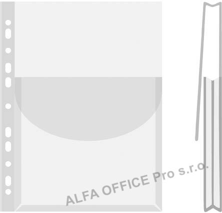 Závěsný obal A4 s rozšířenou kapacitou a klopou - A4 / 12 ks