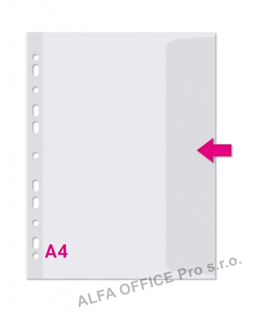 Závěsný obal Copy s kapsou - A4 matný /110 my / 10 ks