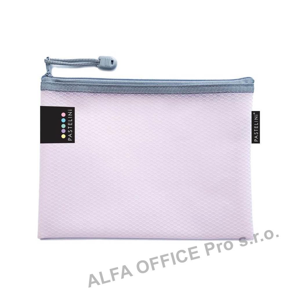 Spisové desky na zip síťované PASTELINi - A5 / růžová