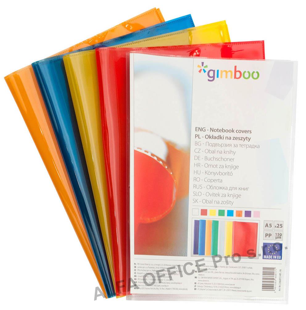 Obaly na sešity barevné - A4 / červená